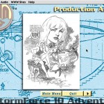 SubHuman Demo CD-ROM - Production Art Screen (Copyright Michael Ryan and Mark Schultz)