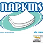 Level Up - Product Packaging - Napkins