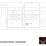 World on Fire - Drawing - Trans Nova Oil - Regional HQ - Oliver's Office - Elevations