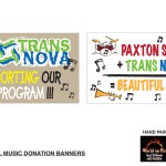 World on Fire - Graphics - Paxton School Music Donation Banners