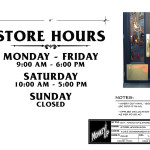 Monkey Up - Hartz Toyz Store - Hours Sign