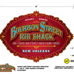 Pupstar - Bourbon Street Rib Shack - Logo/Hanging Sign