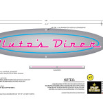 Pupstar - Pluto's Diner - Logo/Neon Sign